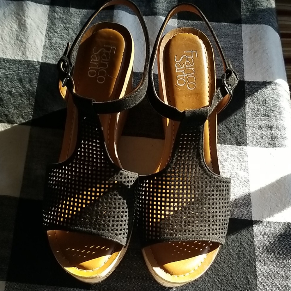 Cork wedge sandels 9M